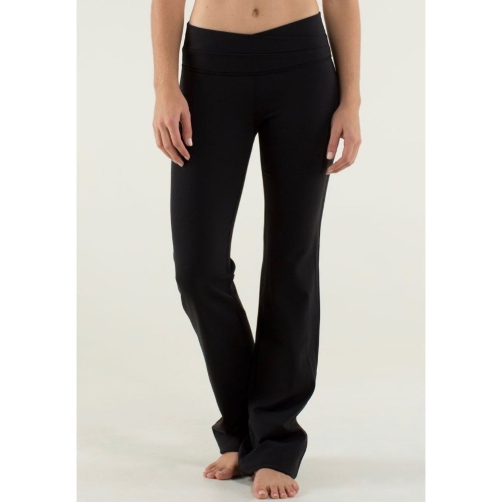 Lululemon Astro Vintage Black Yoga Pants 8 Tall